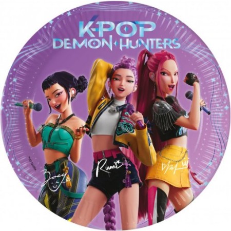 Pratos K-Pop 20cm 8 unid