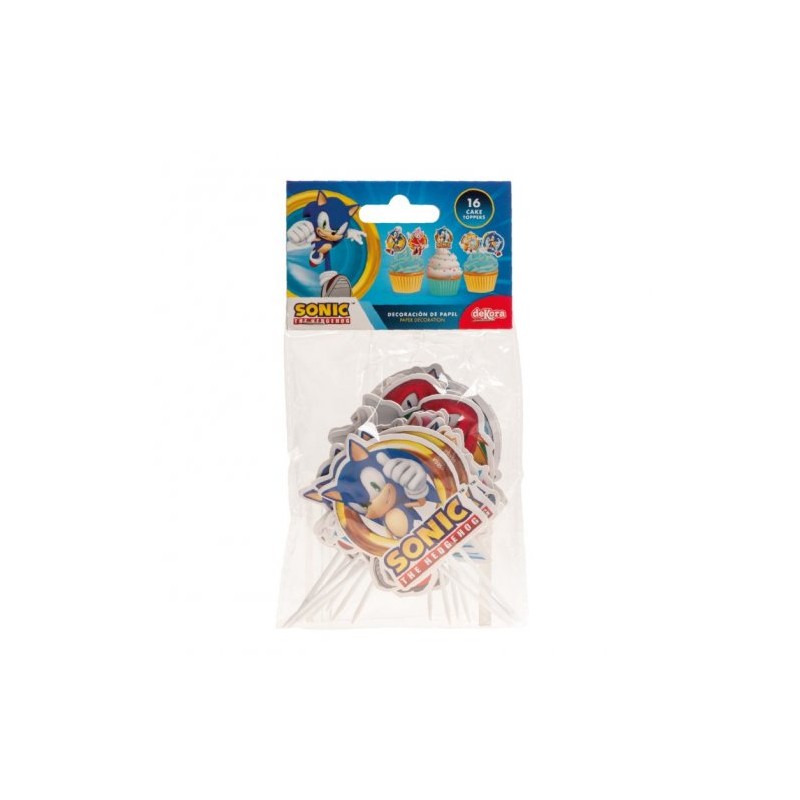 Topo Bolo Sonic 16 Palitos