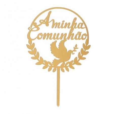 Topo A Minha Comunhão Dourado
