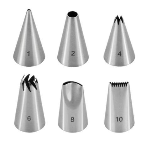 Tescoma 6 Bicos Decorar Inox