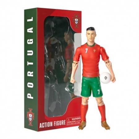 Cristiano Ronaldo Figura Futebol 20cm Articulado