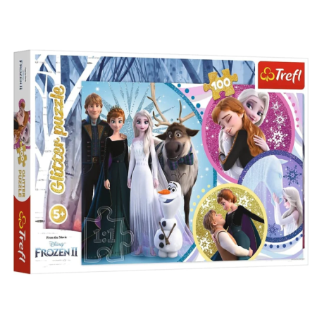 Puzzle 100 pcs glitter Frozen