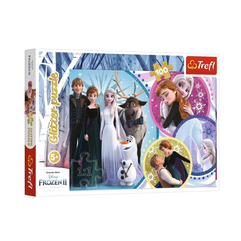Puzzle 100 pcs glitter Frozen