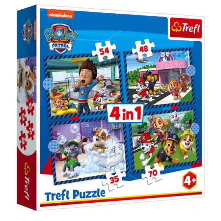 Puzzle 4 em 1 Doggy things