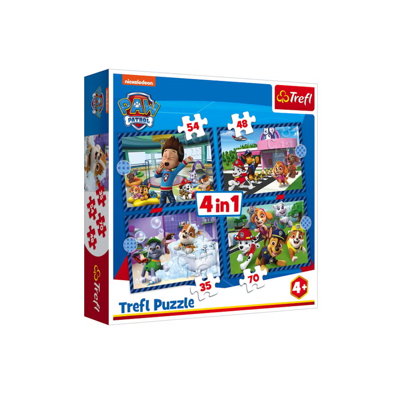 Puzzle 4 em 1 Doggy things