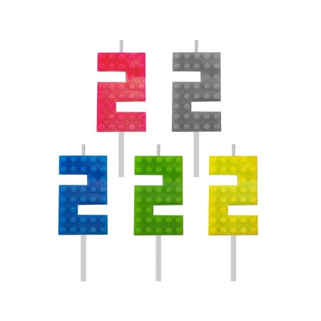 Vela Legos Numero 2