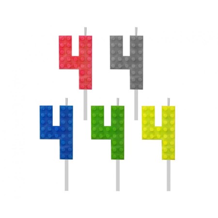 Vela Legos Numero 4