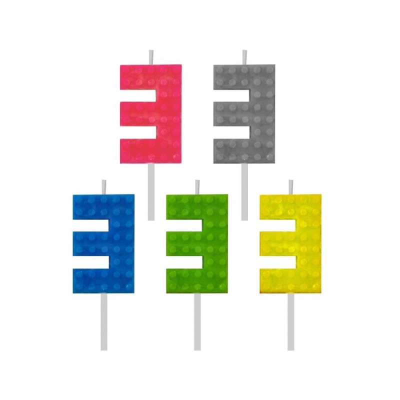 Vela Legos Numero 3