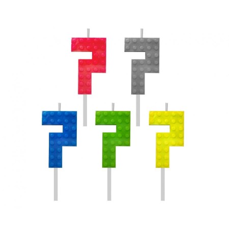Vela Legos Numero 7