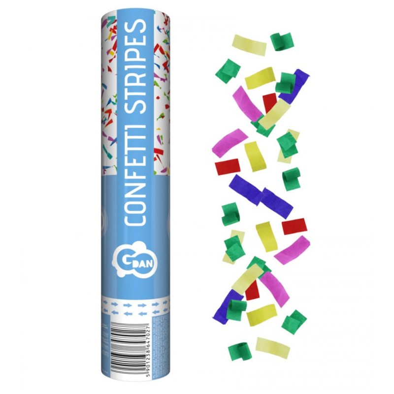 Tubo Confetis Mix 30cm´